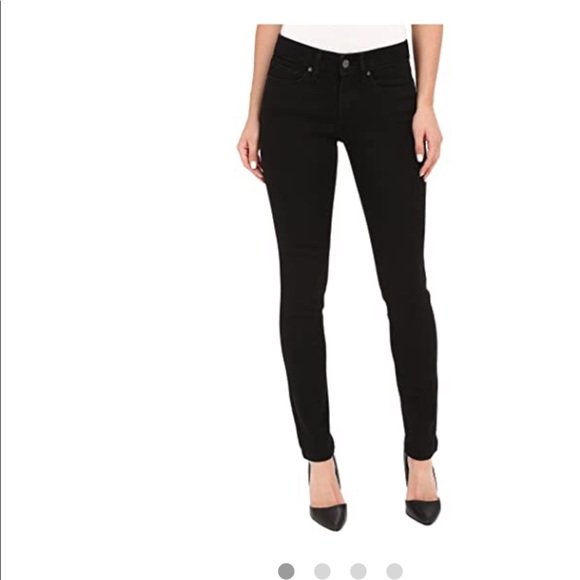 711 black mid rise skinny jeans - Picture 2 of 8